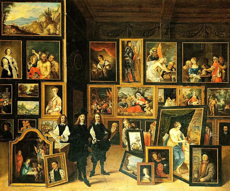 De hertog Leopold-Guillaume in zijn galerie in Brussel - David Teniers de Jonge

Source:
L'Archiduc Léopold-Guillaume dans sa galerie à Bruxelles - David Teniers le Jeune