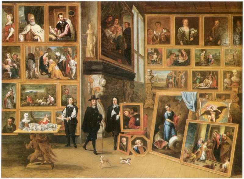 De hertog Leopold-Guillaume in zijn galerie in Brussel - David Teniers de Jonge

Source:
L'Archiduc Léopold-Guillaume dans sa galerie à Bruxelles - David Teniers le Jeune