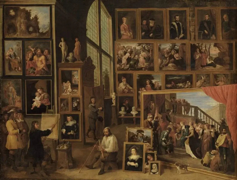 De hertog Leopold-Guillaume in zijn galerie in Brussel (I) - David Teniers de Jonge

Source:
L'Archiduc Léopold-Guillaume dans sa galerie à Bruxelles (I) - David Teniers le Jeune