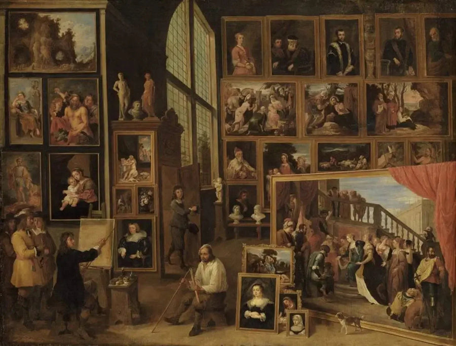 De hertog Leopold-Guillaume in zijn galerie in Brussel (I) - David Teniers de Jonge

Source:
L'Archiduc Léopold-Guillaume dans sa galerie à Bruxelles (I) - David Teniers le Jeune