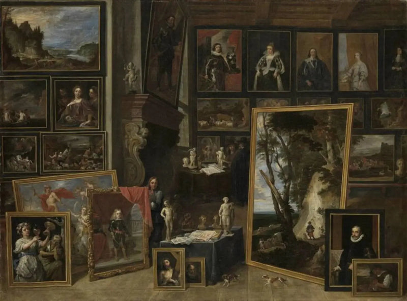 De hertog Leopold-Guillaume in zijn galerie in Brussel (II) - David Teniers de Jonge

Source:
L'Archiduc Léopold-Guillaume dans sa galerie à Bruxelles (II) - David Teniers le Jeune