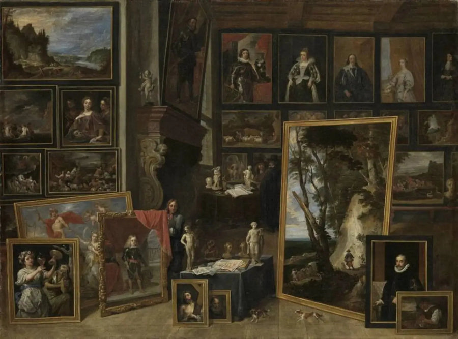 De hertog Leopold-Guillaume in zijn galerie in Brussel (II) - David Teniers de Jonge

Source:
L'Archiduc Léopold-Guillaume dans sa galerie à Bruxelles (II) - David Teniers le Jeune
