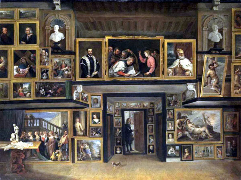 De hertog Leopold-Guillaume in zijn galerie in Brussel (III) - David Teniers de Jonge

Source:
L'Archiduc Léopold-Guillaume dans sa galerie à Bruxelles (III) - David Teniers le Jeune