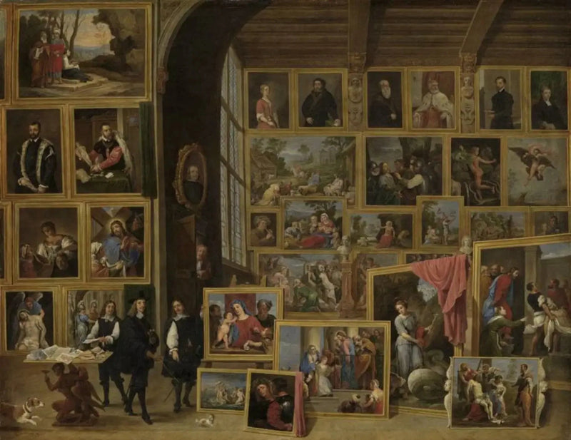 De hertog Leopold-Guillaume in zijn galerie in Brussel (IV) - David Teniers de Jonge

Source:
L'Archiduc Léopold-Guillaume dans sa galerie à Bruxelles (IV) - David Teniers le Jeune