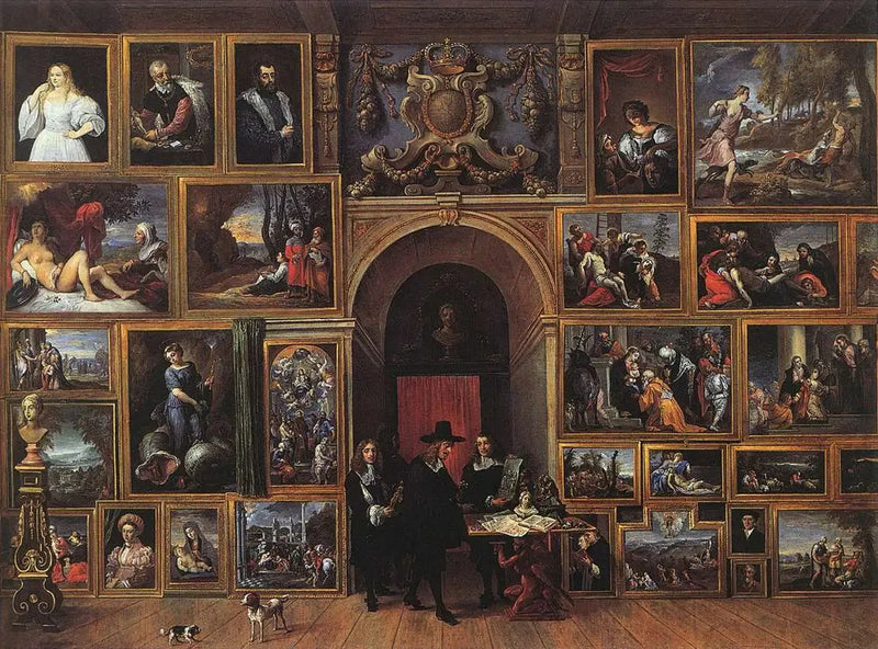 De hertog Leopold-Guillaume in zijn galerie - David Teniers de Jonge

Source:
L'Archiduc Léopold-Guillaume dans sa galerie - David Teniers le Jeune