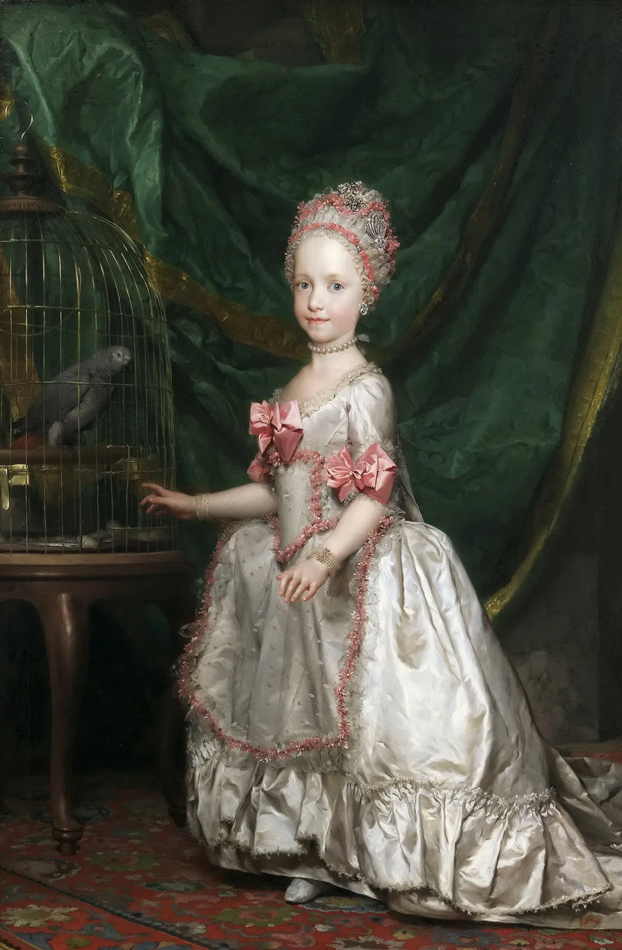 De aartshertogin Maria Theresia van Oostenrijk - Anton Raphael Mengs