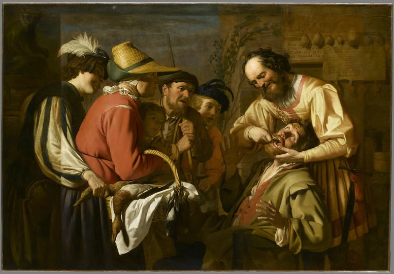 De Tandentrekker - Gerrit van Honthorst