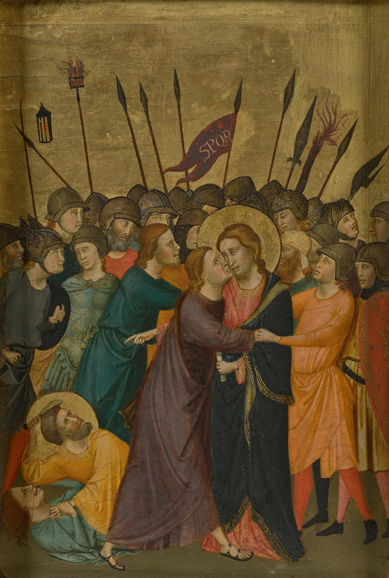 De arrestatie van Jezus - Meester van San Martino alla Palma