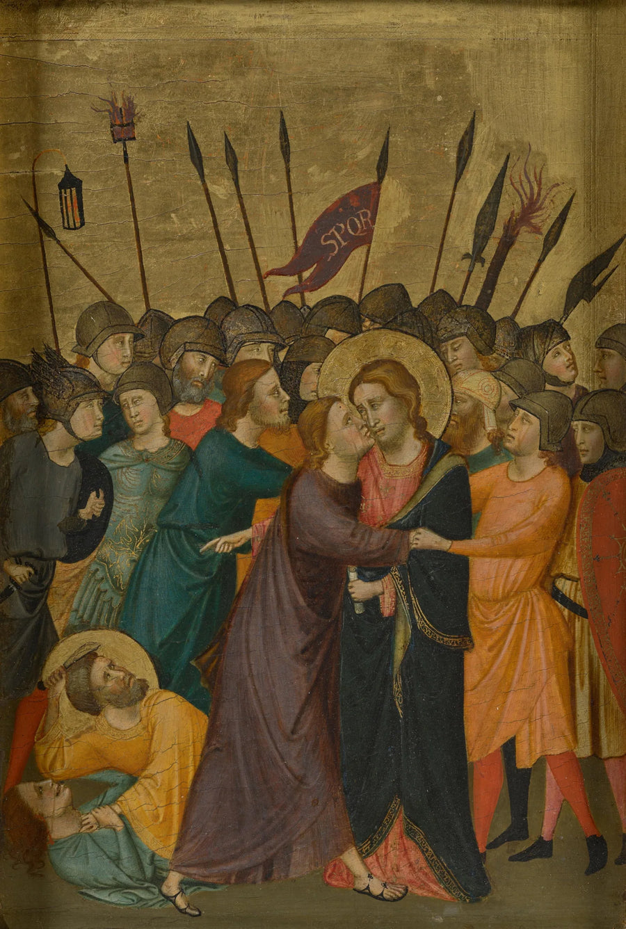 De arrestatie van Jezus - Meester van San Martino alla Palma