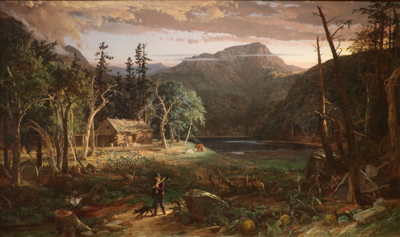 Het binnenland van Amerika - Jasper Francis Cropsey