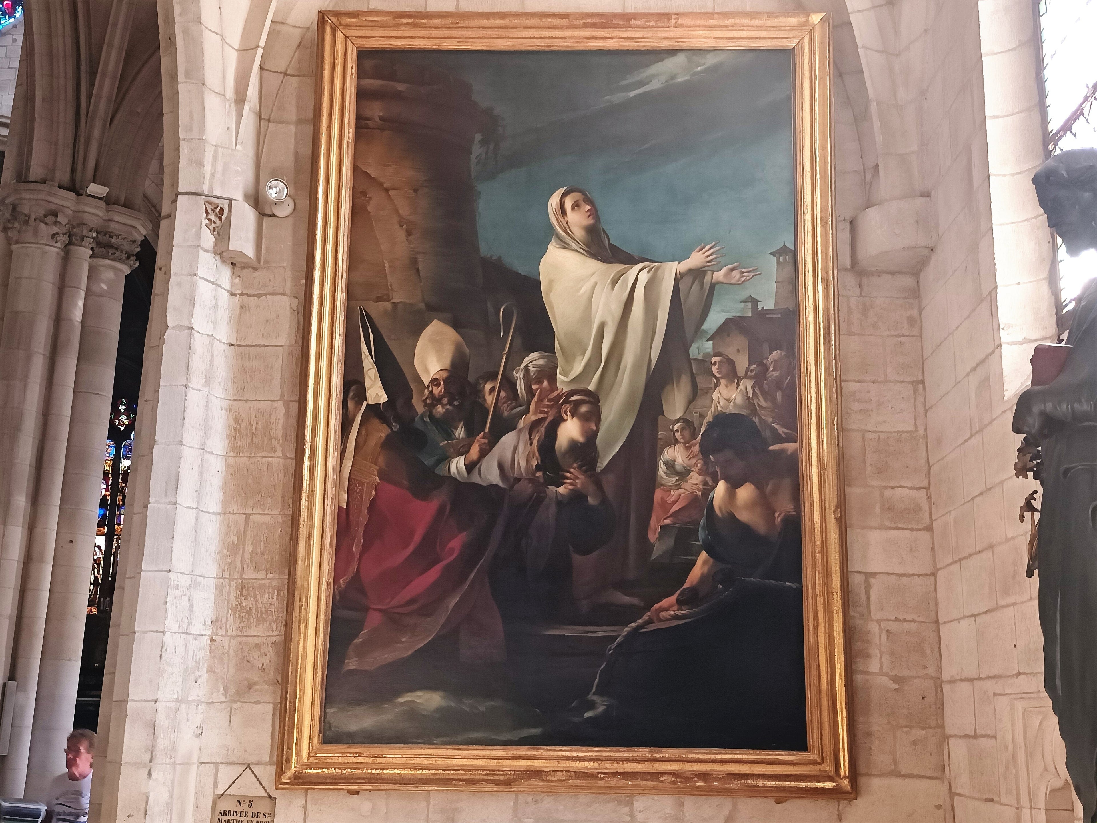 l'Arrivée de sainte Marthe en Provence - Joseph-Marie Vien