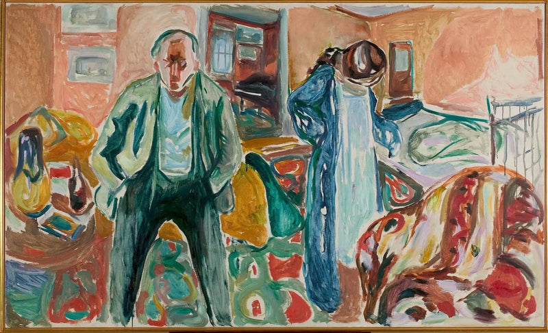 De Kunstenaar en zijn Model - Edvard Munch