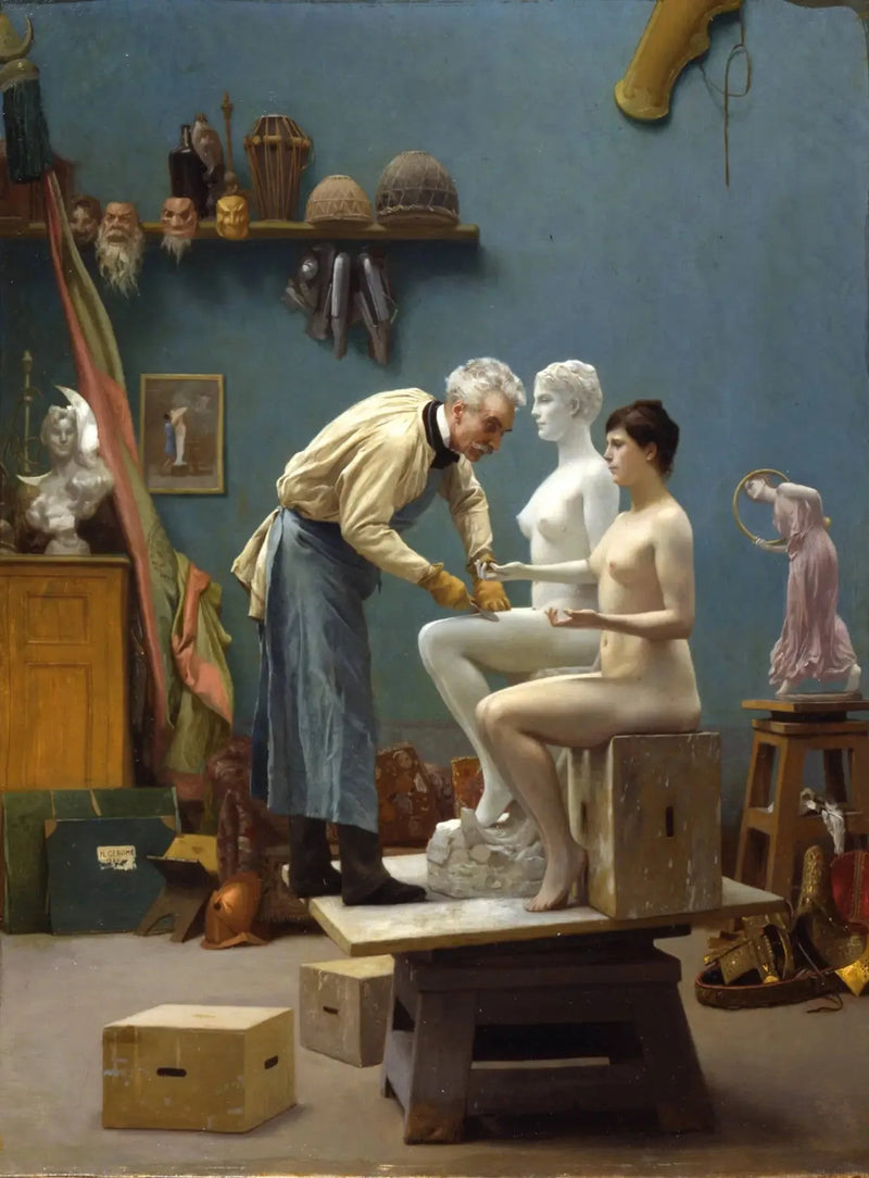 De beeldhouwer Tanagra - Jean-Léon Gérôme