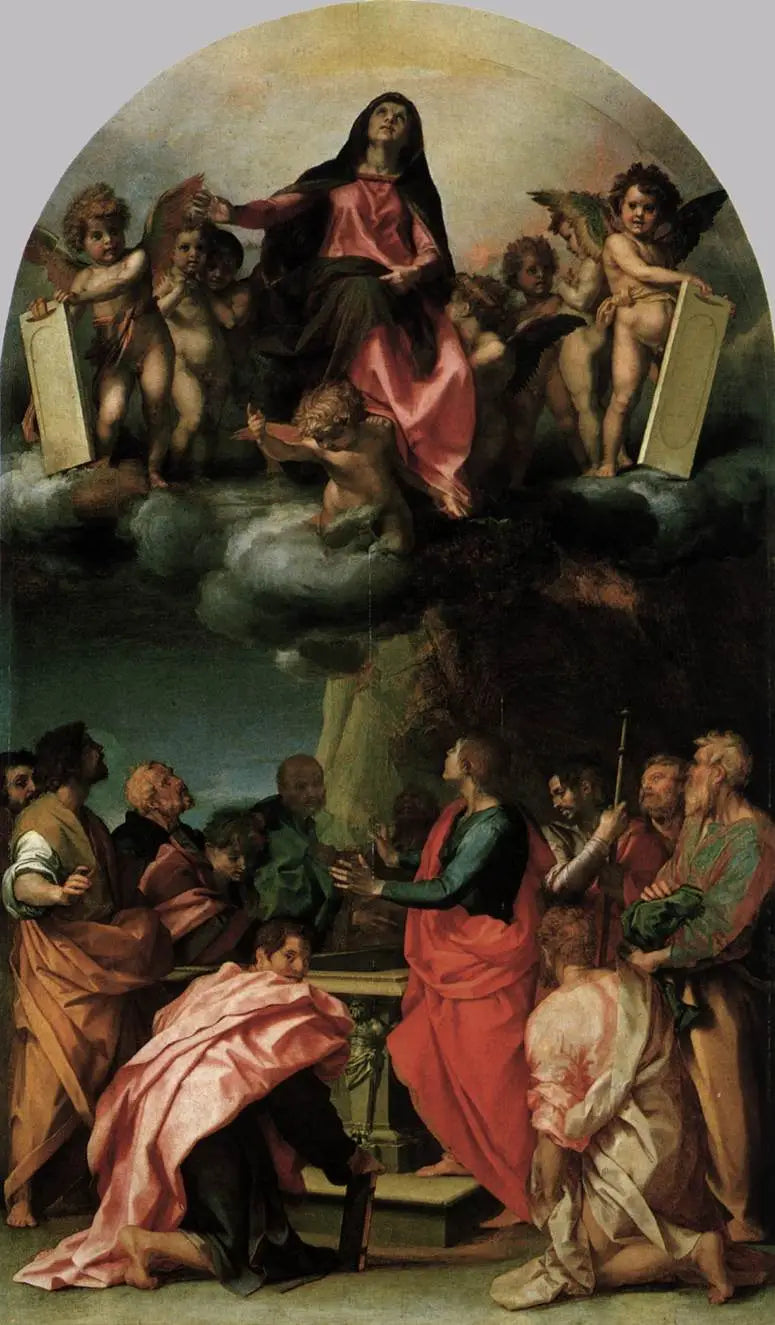De Opname van de Maagd - Andrea del Sarto