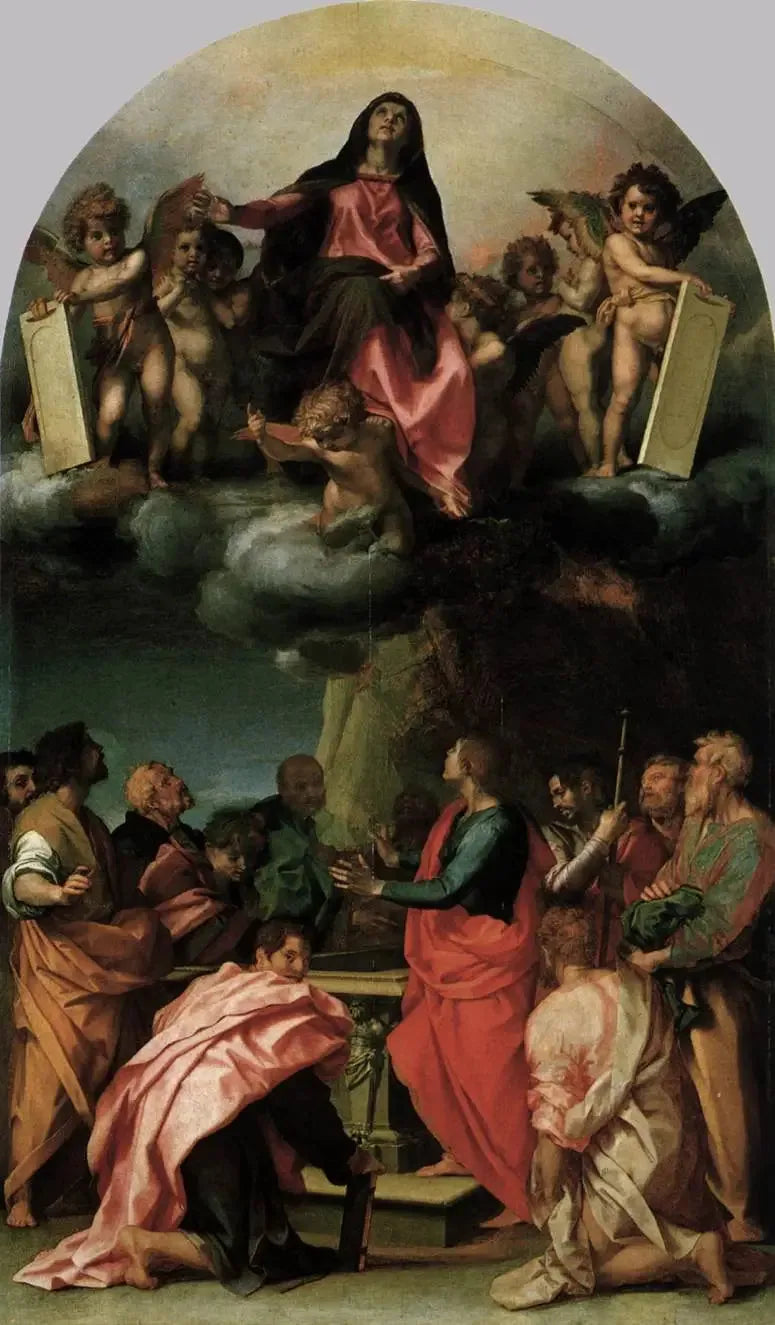 De Opname van de Maagd - Andrea del Sarto