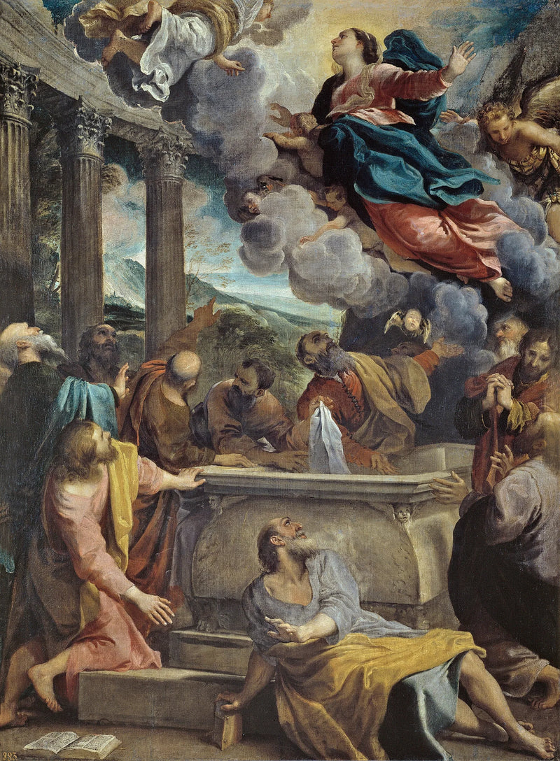 De Aanname van de Maagd - Annibale Carracci