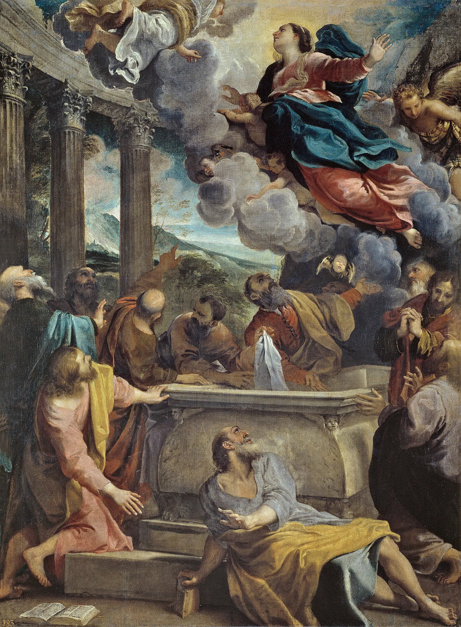 De Aanname van de Maagd - Annibale Carracci