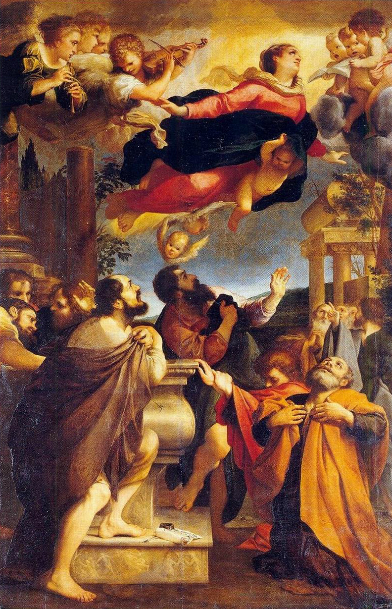 De Aanname van de Maagd - Annibale Carracci