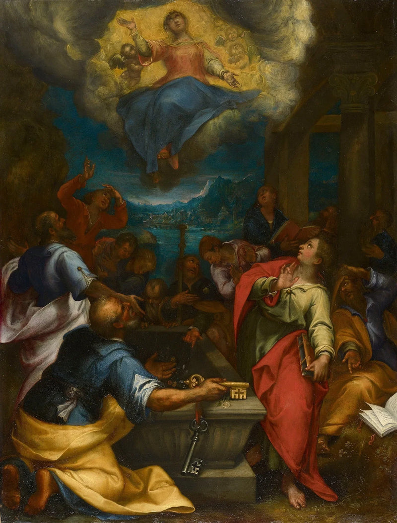De Opname van de Maagd - Denis Calvaert