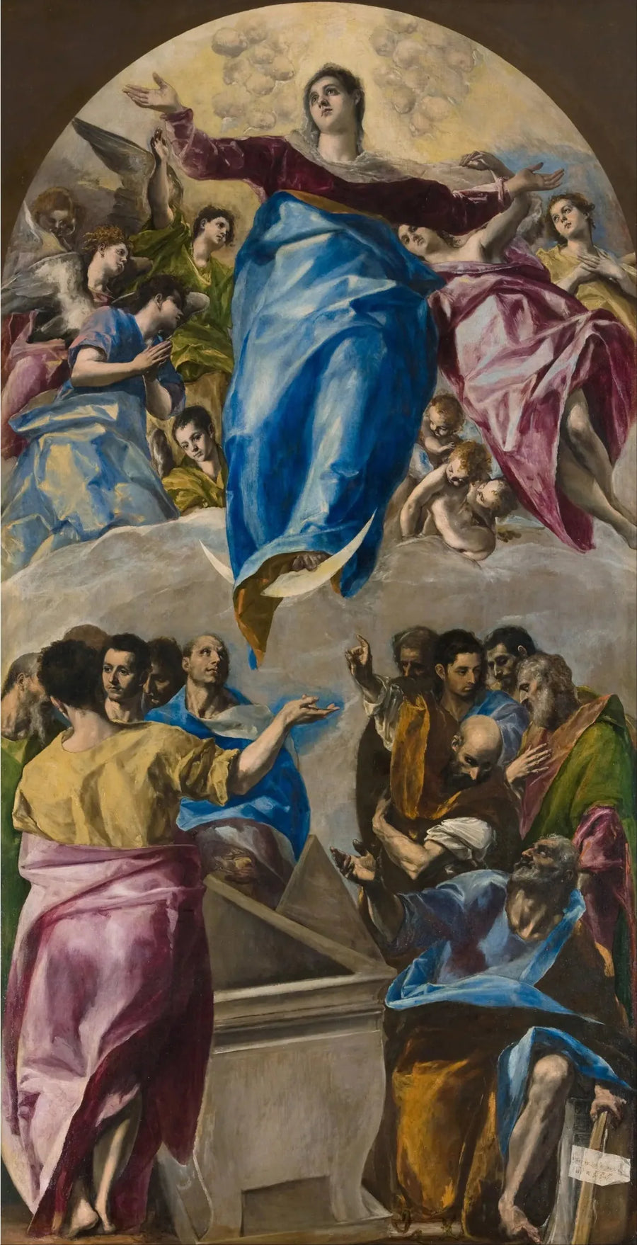 De Aankomst van de Maagd - El Greco