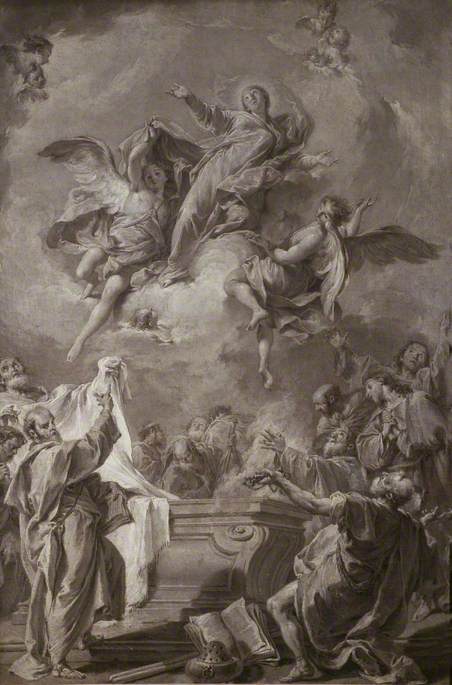 De Opname van de Maagd - Giovanni Battista Pittoni