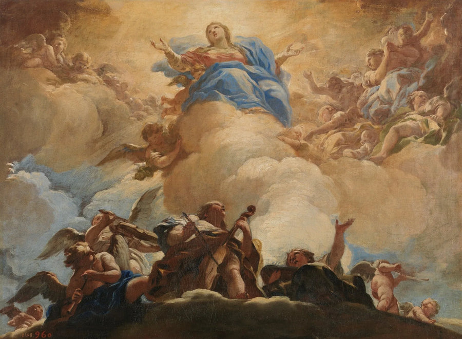 De Aanname van de Maagd - Luca Giordano