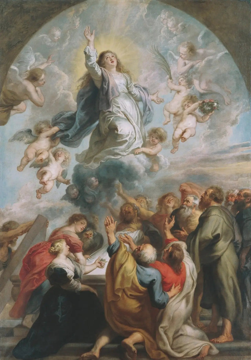 De Aankomst van de Maagd Maria - Peter Paul Rubens