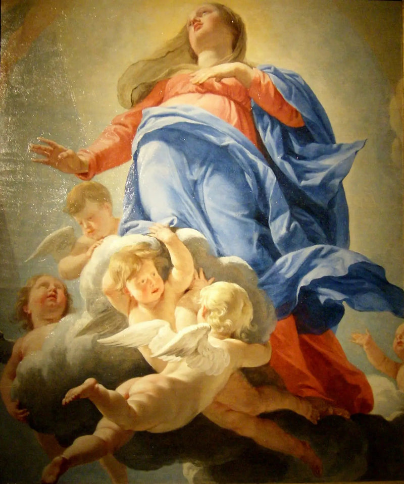 De Aankomst van de Maagd - Philippe de Champaigne
