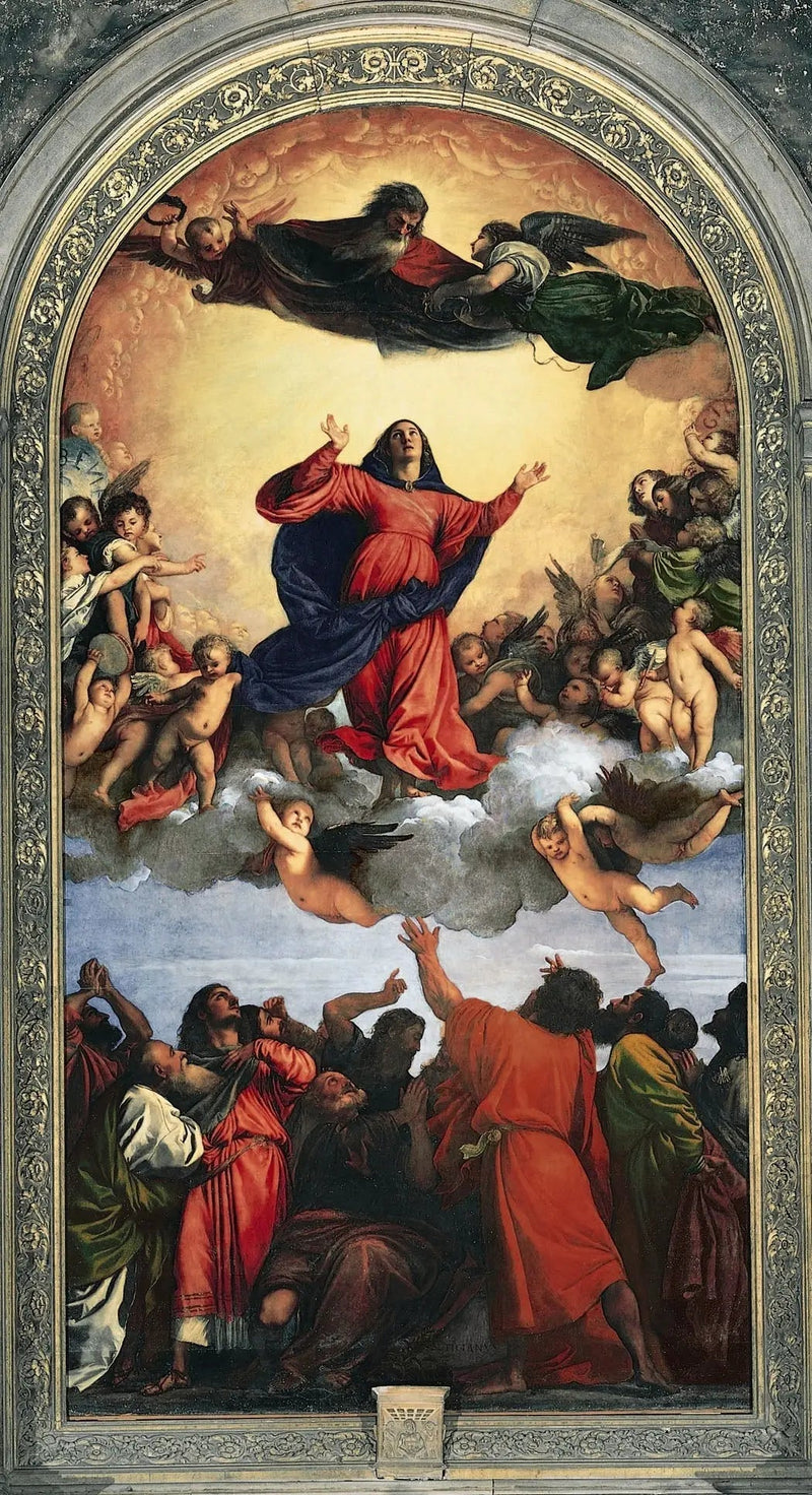 De Aanname van de Maagd - Titian