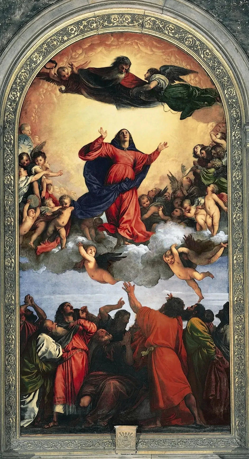 De Aanname van de Maagd - Titian