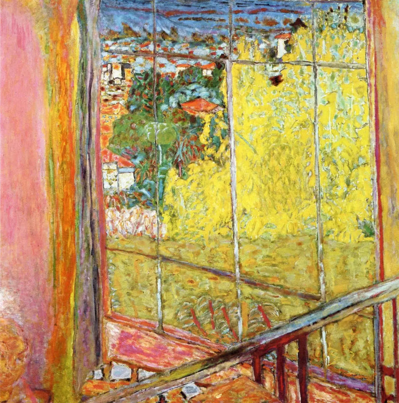 De Werkplaats met mimosa - Pierre Bonnard