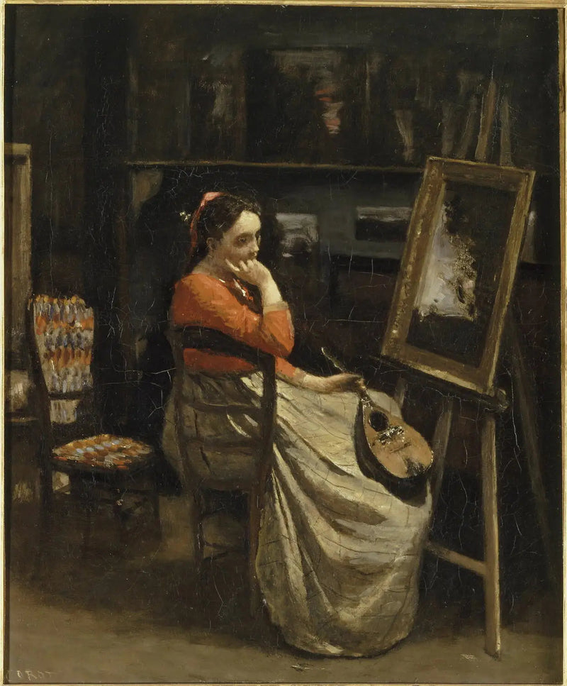 Het Atelier van Corot - Jean-Baptiste Camille Corot