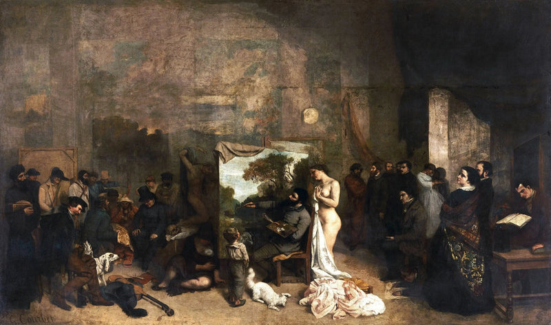De schilderatelier - Gustave Courbet