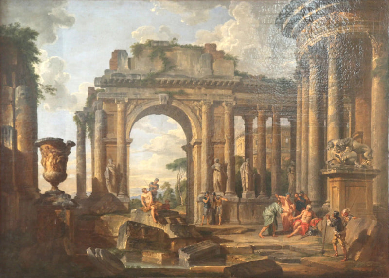 De Biecht van Bélisaire in ruïnes - Giovanni Paolo Panini

Source:
L'Aumône à Bélisaire dans des ruines - Giovanni Paolo Panini