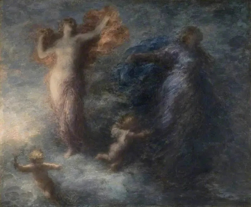 De dageraad en de nacht - Henri Fantin-Latour

Source:
L'Aurore et la Nuit - Henri Fantin-Latour