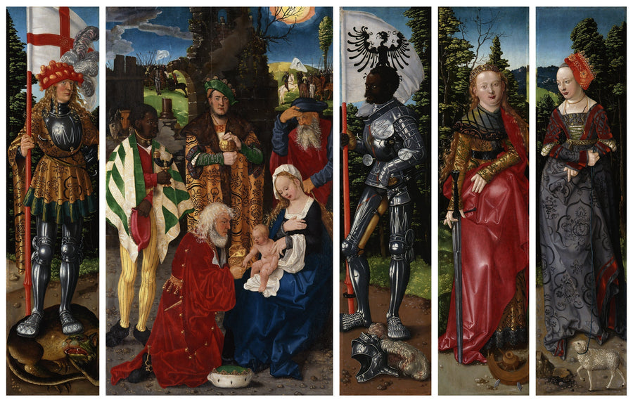 Het altaar van de drie koningen - Hans Baldung Grien