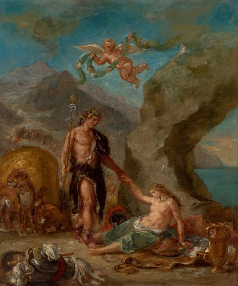 De Herfst - Bacchus en Ariadne - Eugène Delacroix