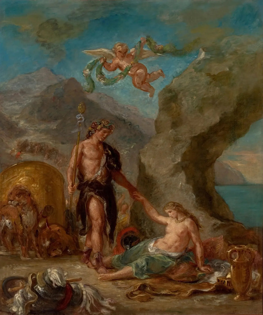 De Herfst - Bacchus en Ariadne - Eugène Delacroix