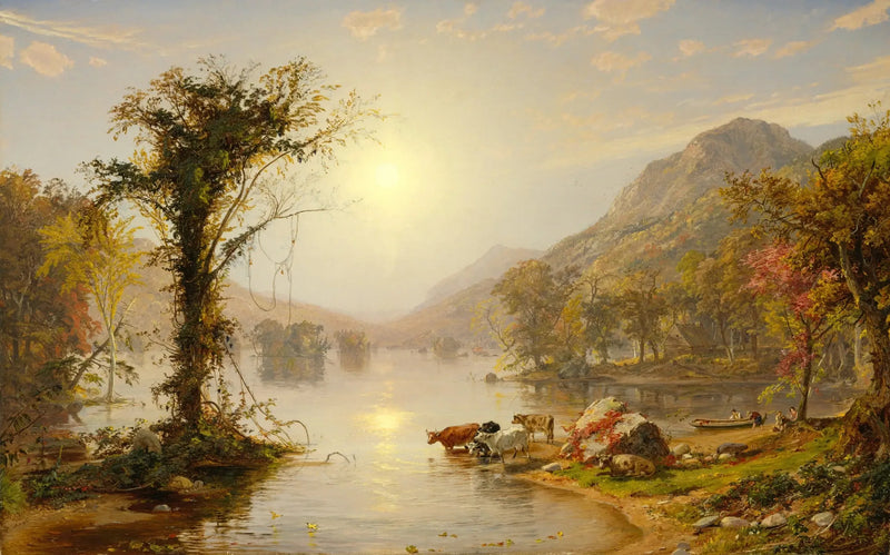 De herfst op het Greenwood-meer - Jasper Francis Cropsey