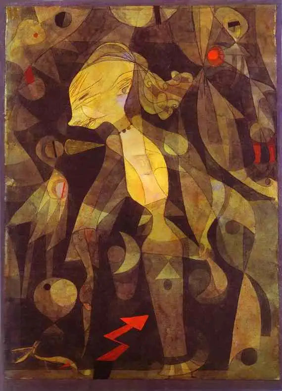 Het avontuur van een jonge vrouw - Paul Klee