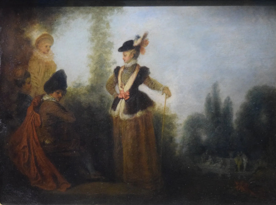 De Avonturierster - Antoine Watteau