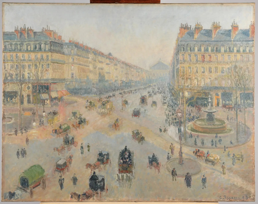 De Avenue de l'Opéra - Camille Pissarro