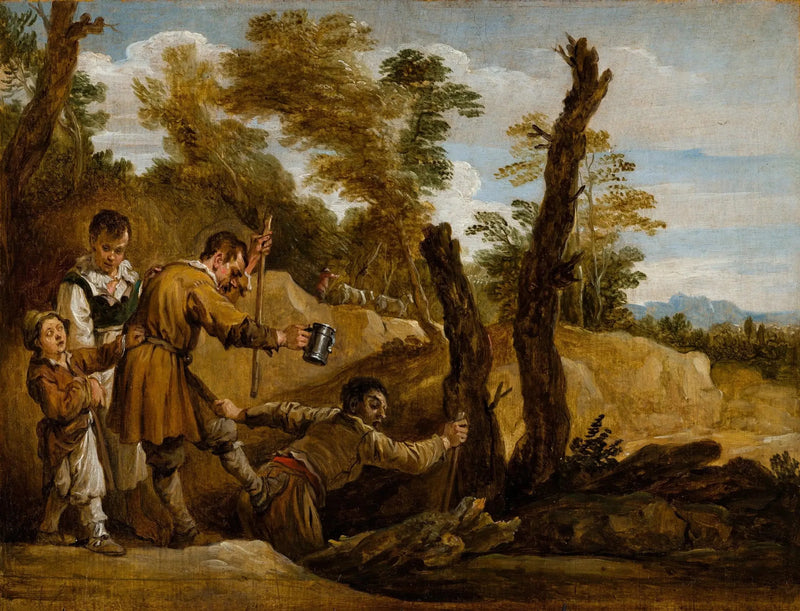 De blinde leid de blinde - David Teniers de Jonge

Source:
L'aveugle guidant l'aveugle - David Teniers le Jeune
