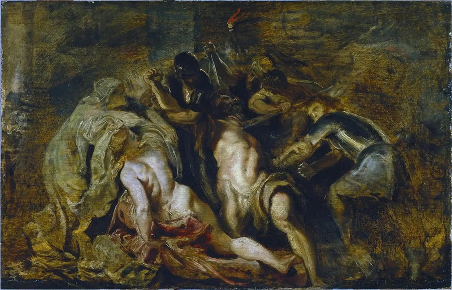 Het verblinding van Samson - Peter Paul Rubens