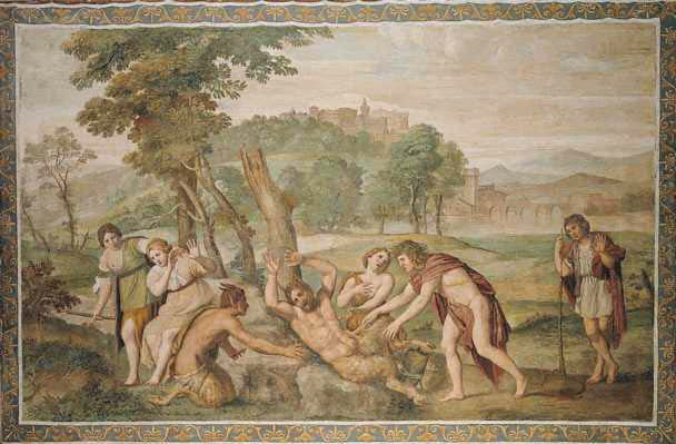 De ontleding van Marsyas - Domenichino