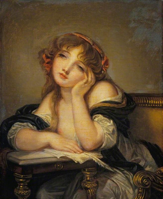 De schrijver van de brief - Jean-Baptiste Greuze