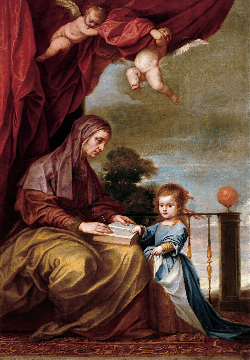 De Educatie van de Maagd - Alonso Cano