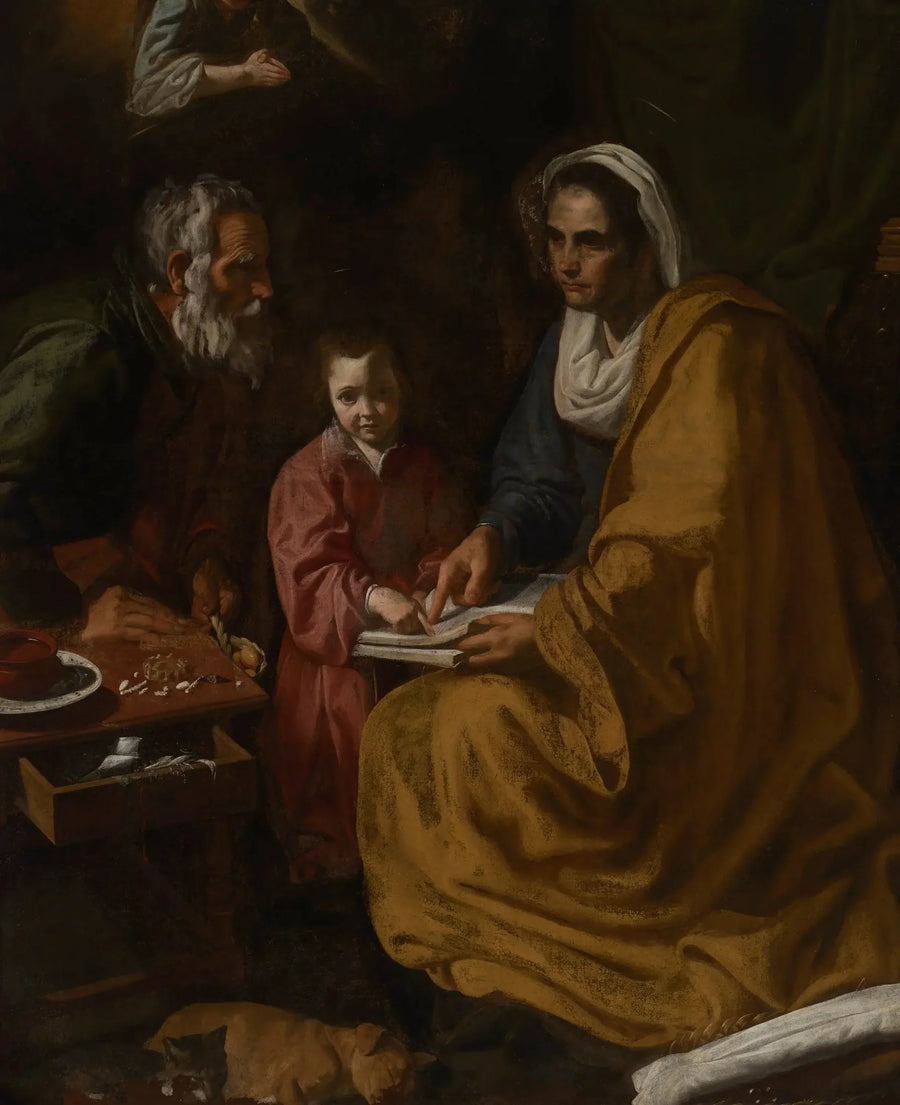 De Educatie van de Maagd - Diego Velázquez