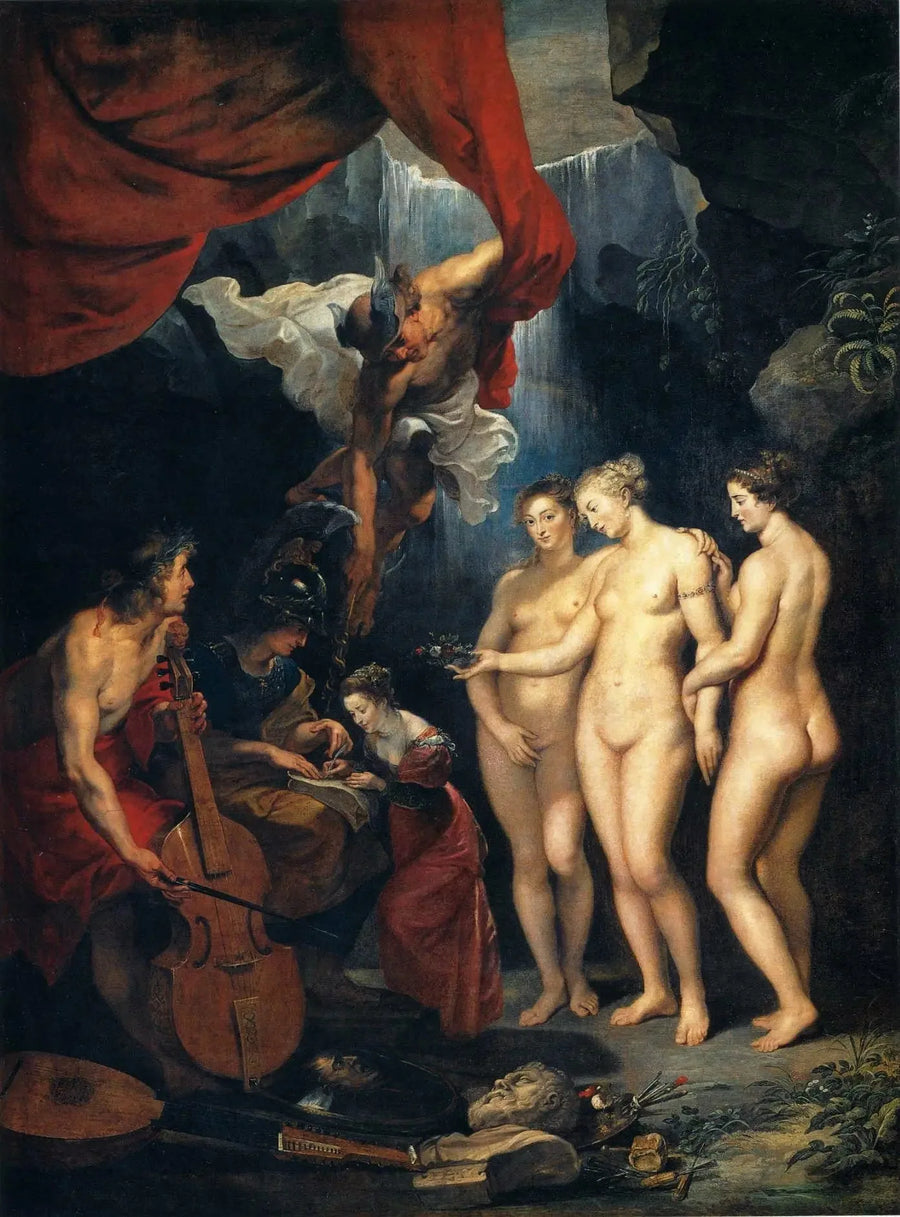 De Educatie van Maria de' Medici - Peter Paul Rubens