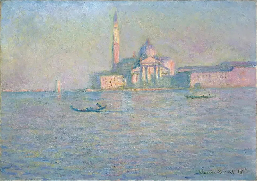 De kerk van San Giorgio Maggiore in Venetië - Claude Monet